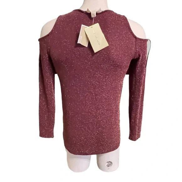 Michael Kors LS Blouse Size Medium - Picture 2 of 14